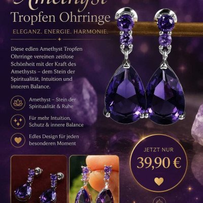 Amnethyst Ohrringe