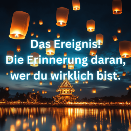 Das Ereignis – Die Erinnerung daran, wer du wirklich bist.