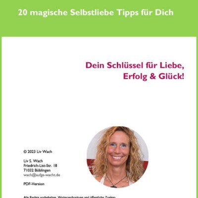 E-Book: 20 magische Selbstliebe Tipps